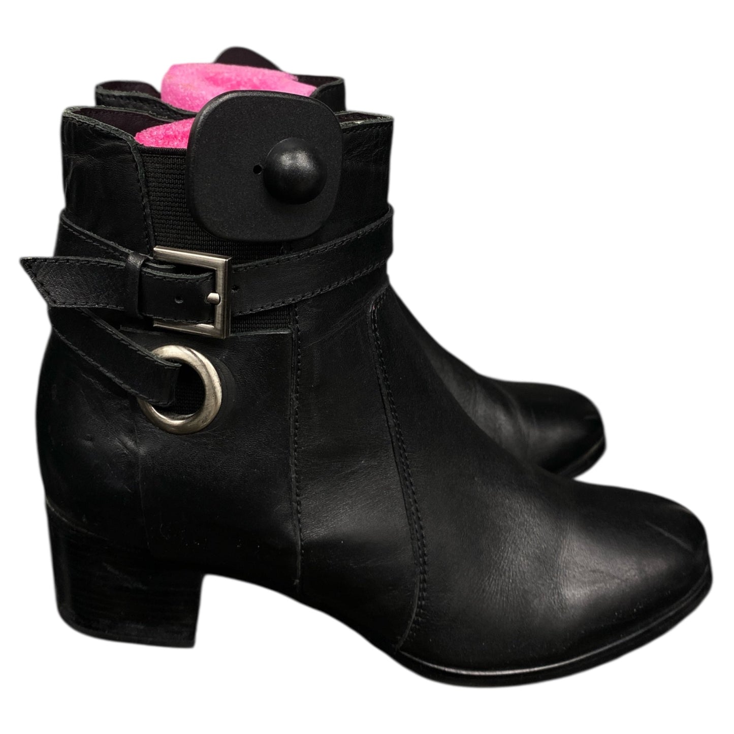 Boots Ankle Heels By AquaDiva In Black, Size:7.5