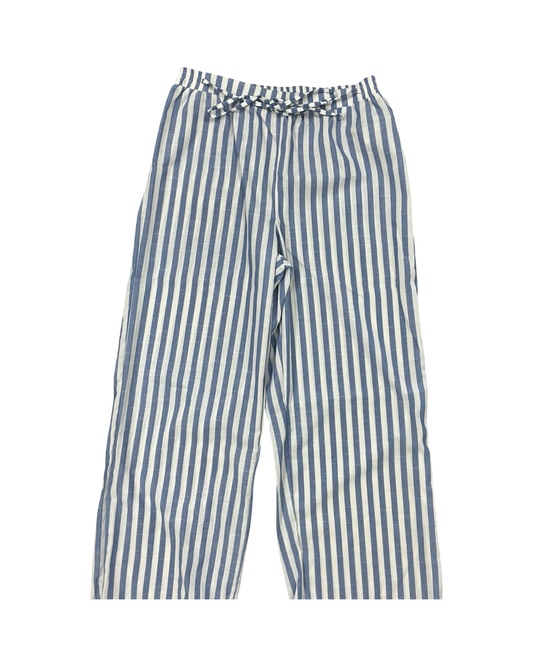Pants Wide Leg By Shein In Blue & White, Size:Xl