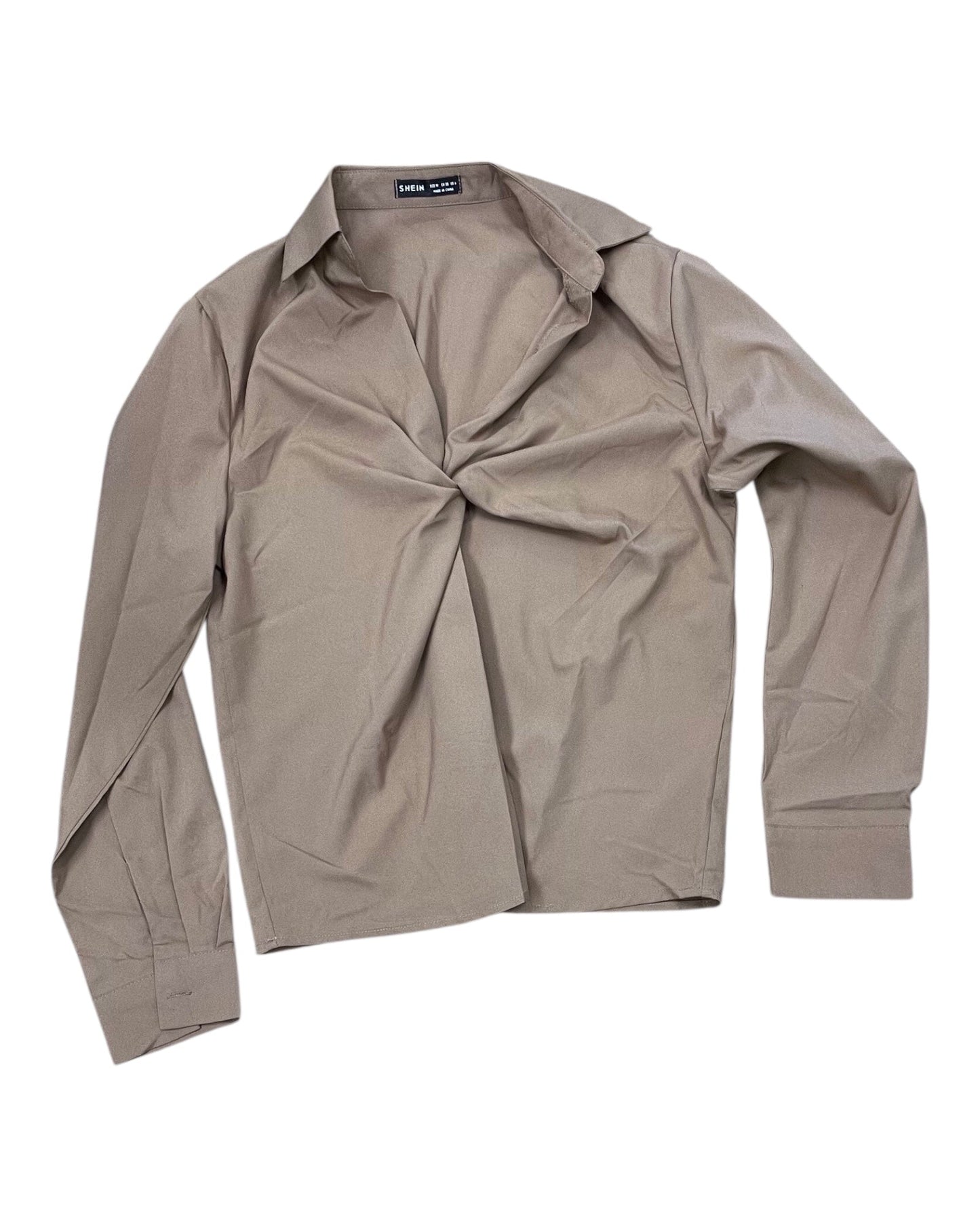 Top Ls By Shein In Brown, Size:M