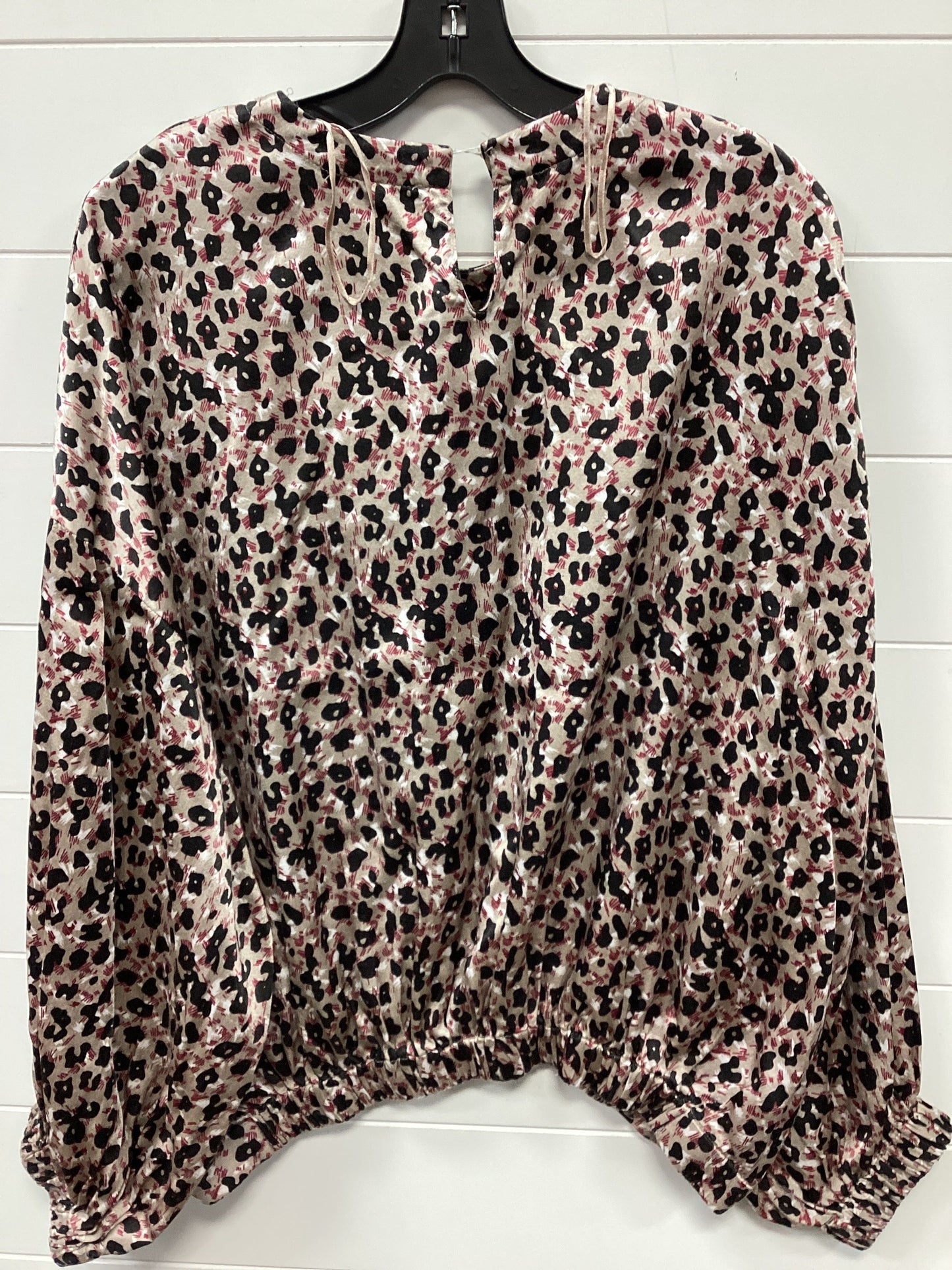 Top Ls By Zara In Black & Brown, Size:S