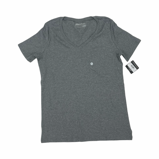 Top Ss Basic By Eddie Bauer In Grey, Size:Xl