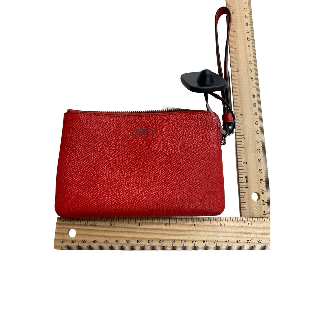 Wallet Designer By Coach In Red, Size:Medium