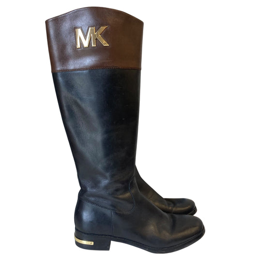 Boots Designer By Michael Kors In Black, Size:7.5