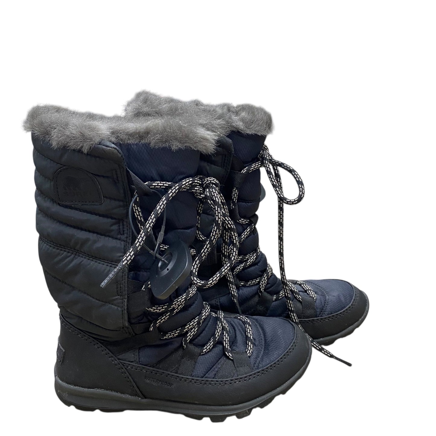 Boots Designer By Sorel In Black, Size:5.5