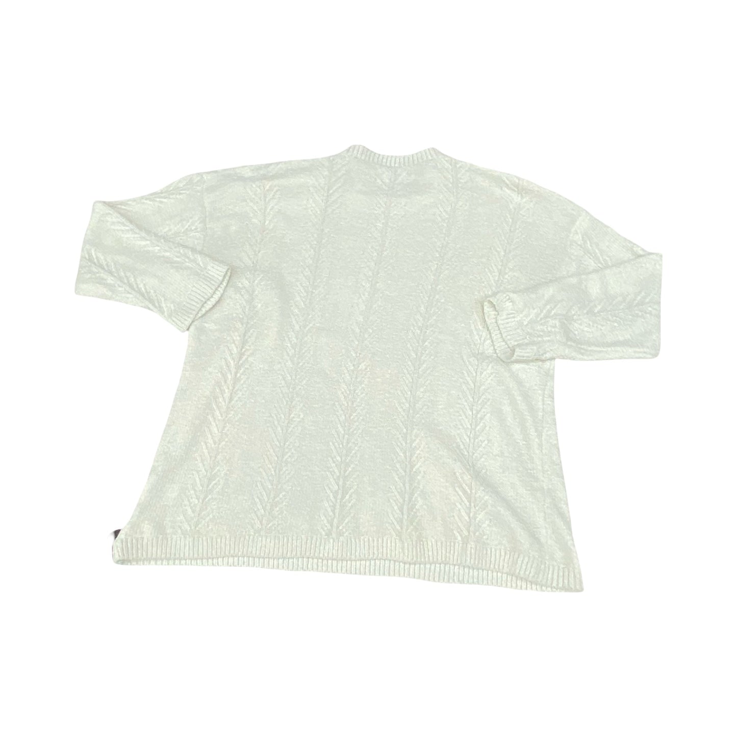 Sweater By Orvis In White, Size:Xxl