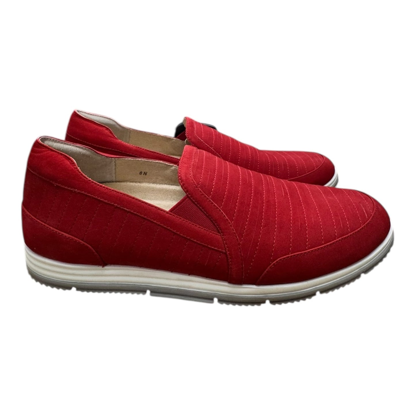 Shoes Athletic By Vaneli In Red, Size:8