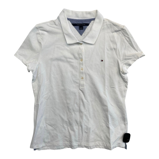 Top Ss By Tommy Hilfiger In White, Size:M