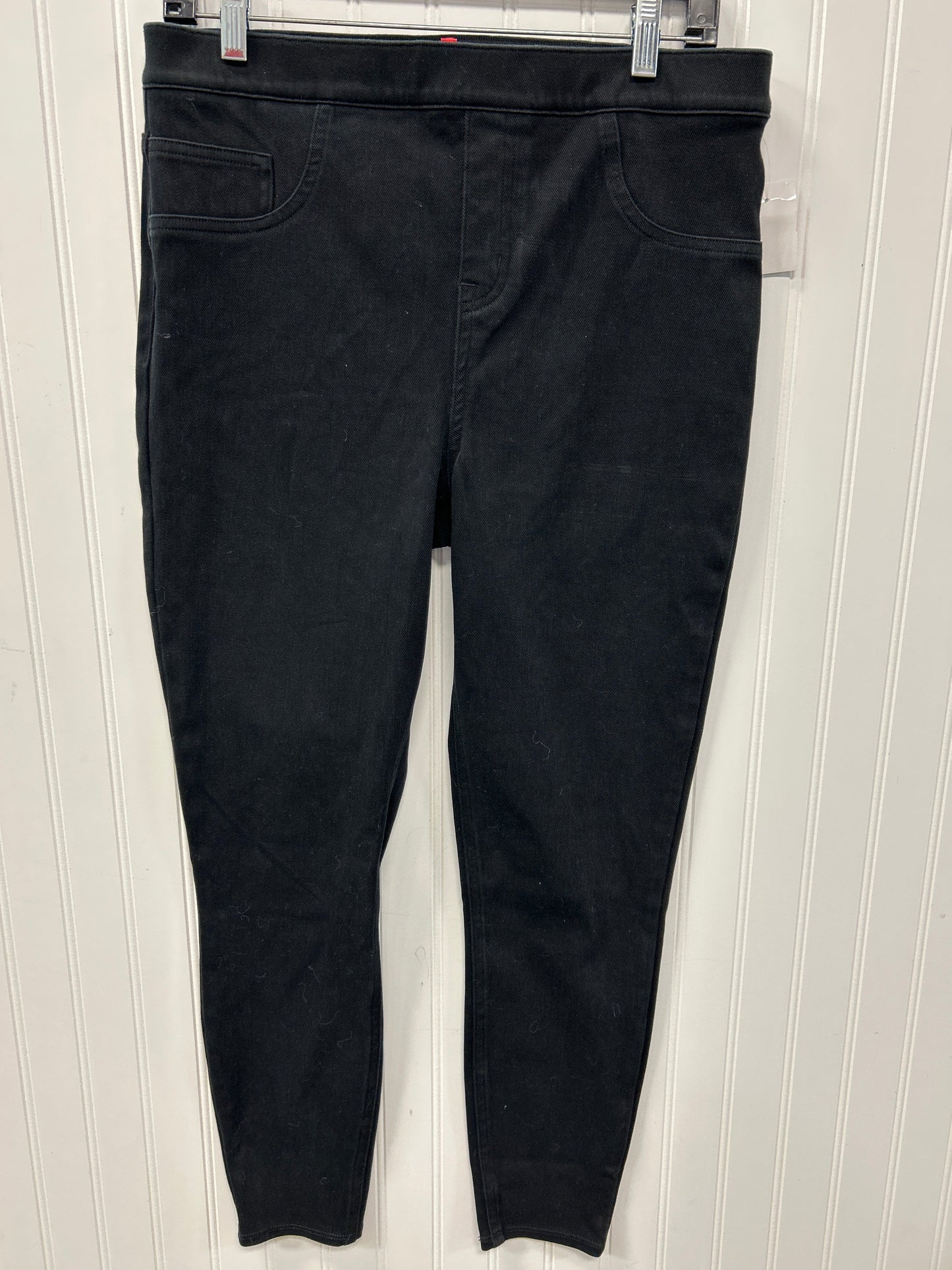 Jeans Skinny By Spanx In Black Denim, Size:Xl
