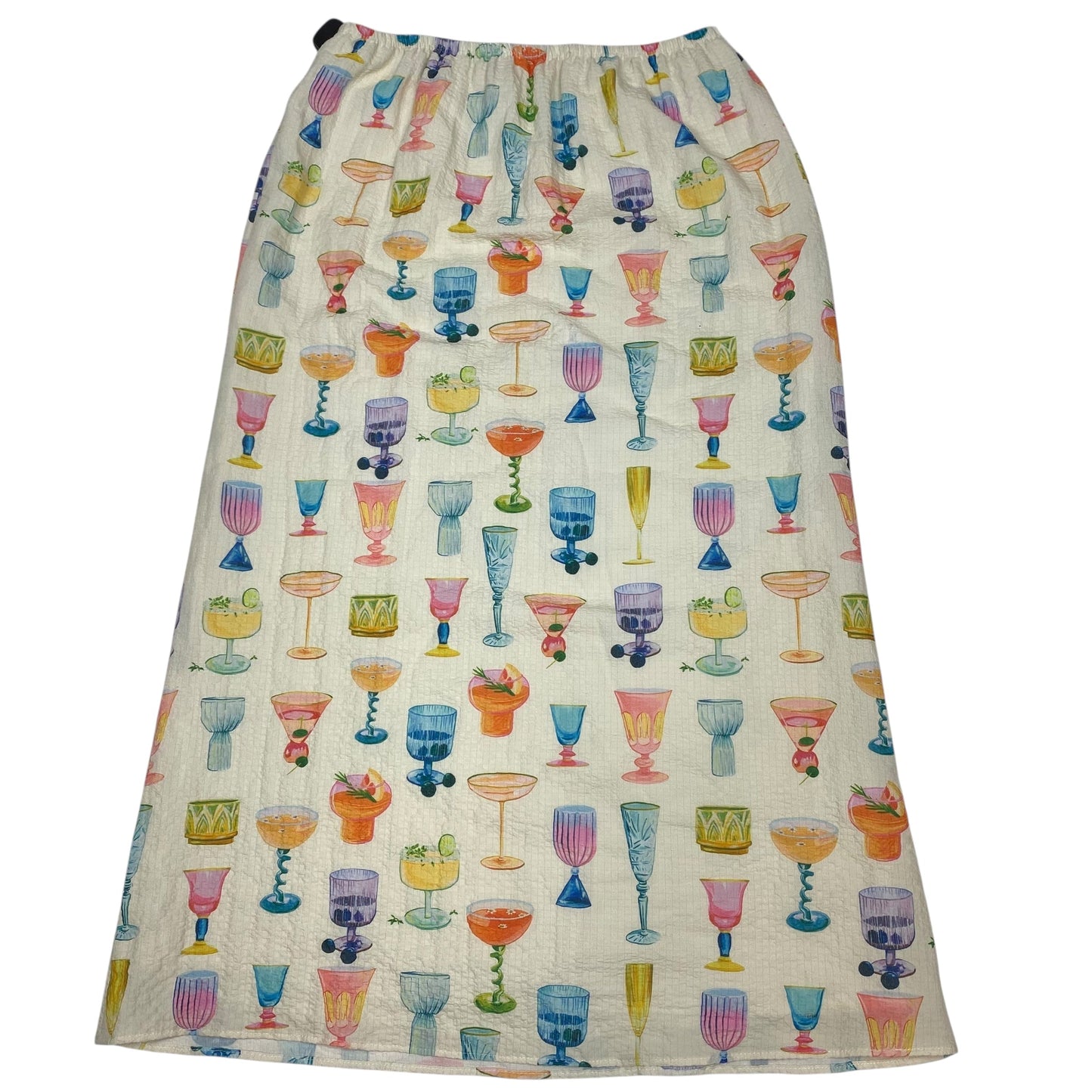 Skirt Midi By Nuuly In Cream, Size:L