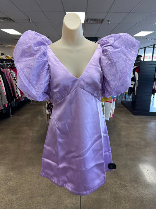 Dress Party Short By Nasty Gal In Purple, Size:6