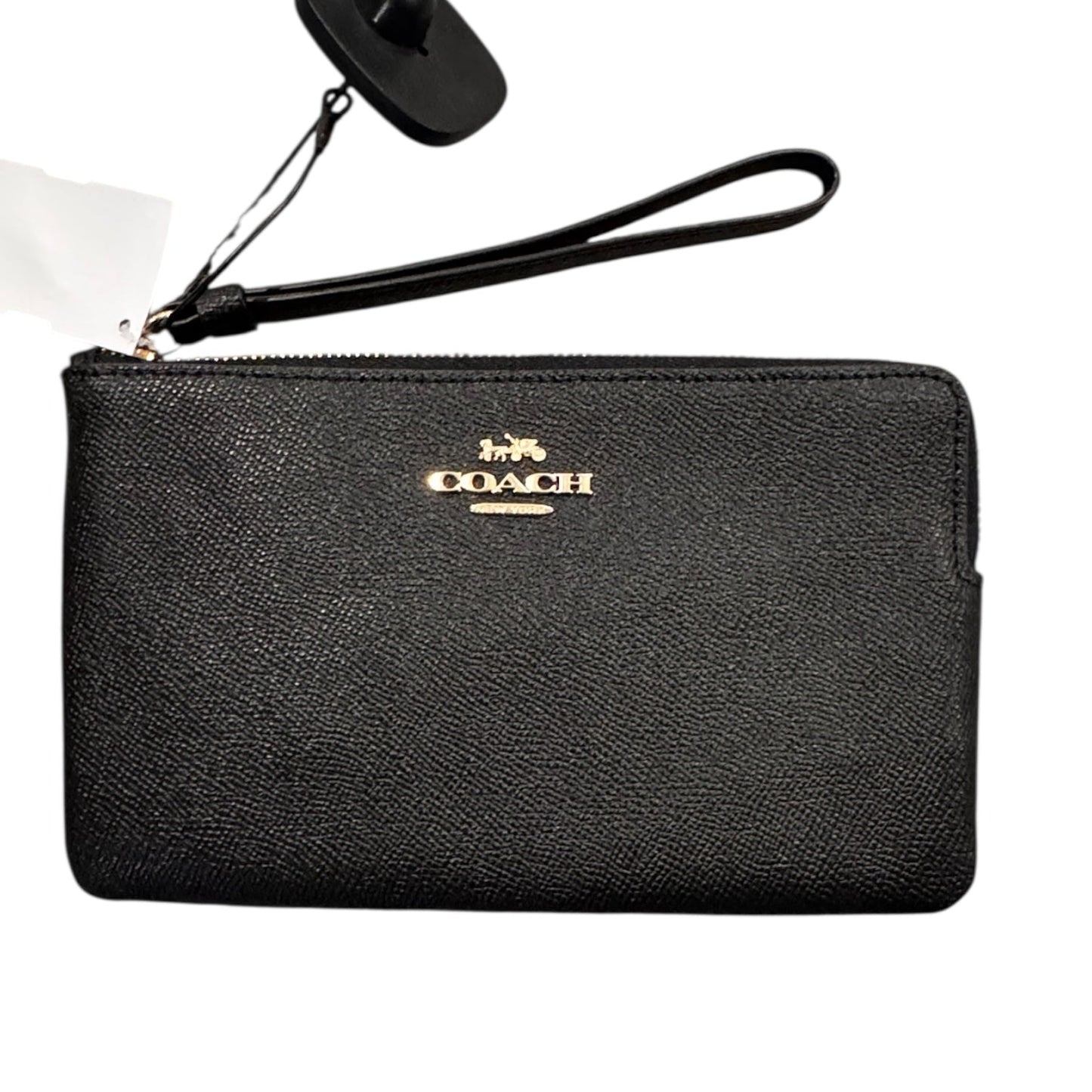 Wristlet Designer By Coach In Black, Size:Medium