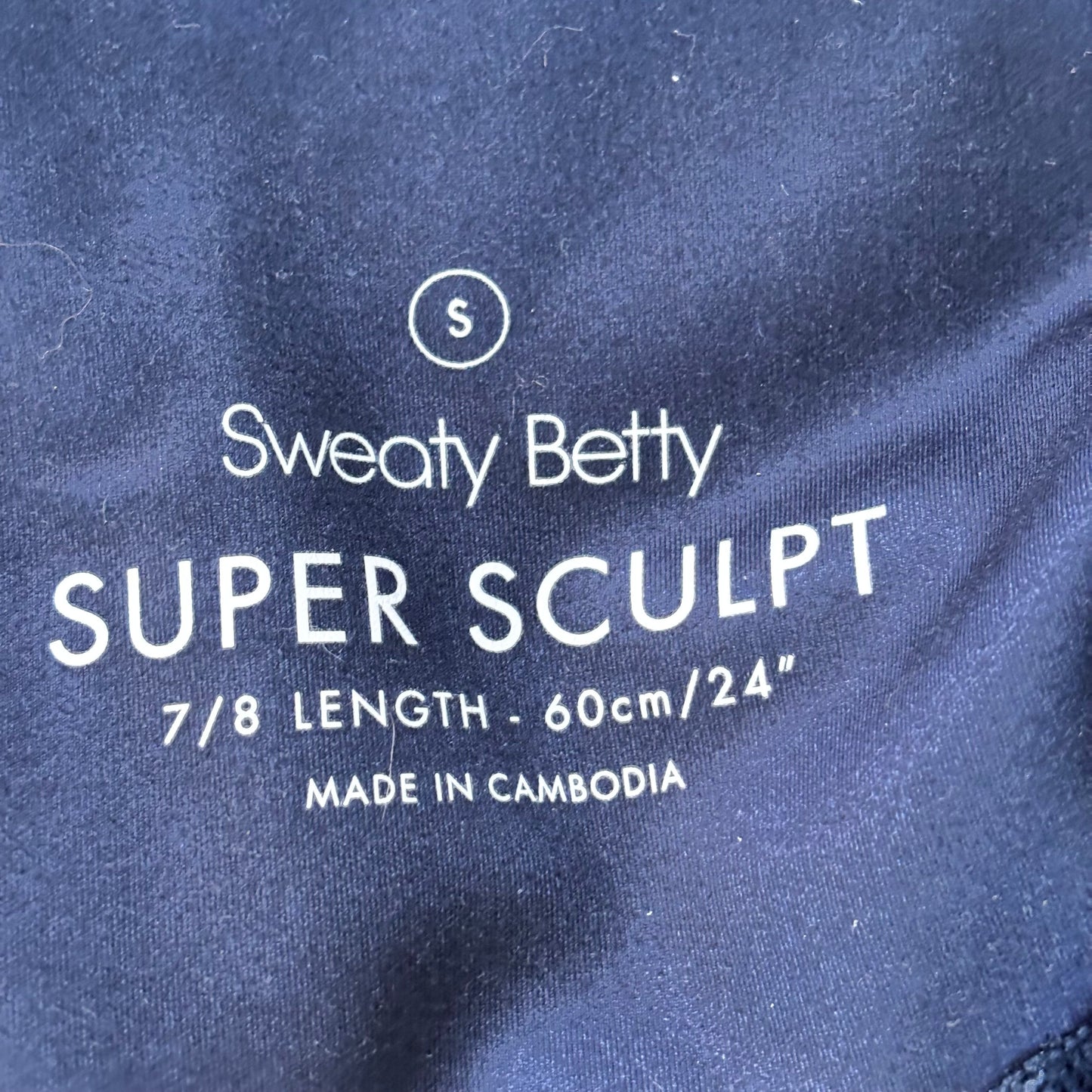 Athletic Leggings By Sweaty Betty In Navy, Size: S
