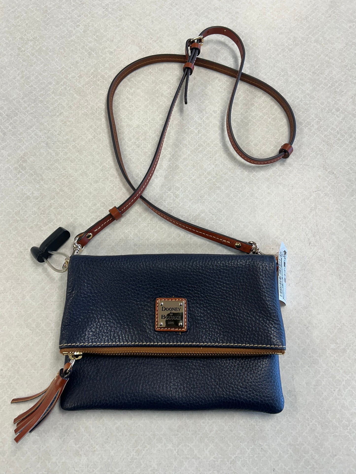Crossbody Designer By Dooney And Bourke In Navy, Size:Small