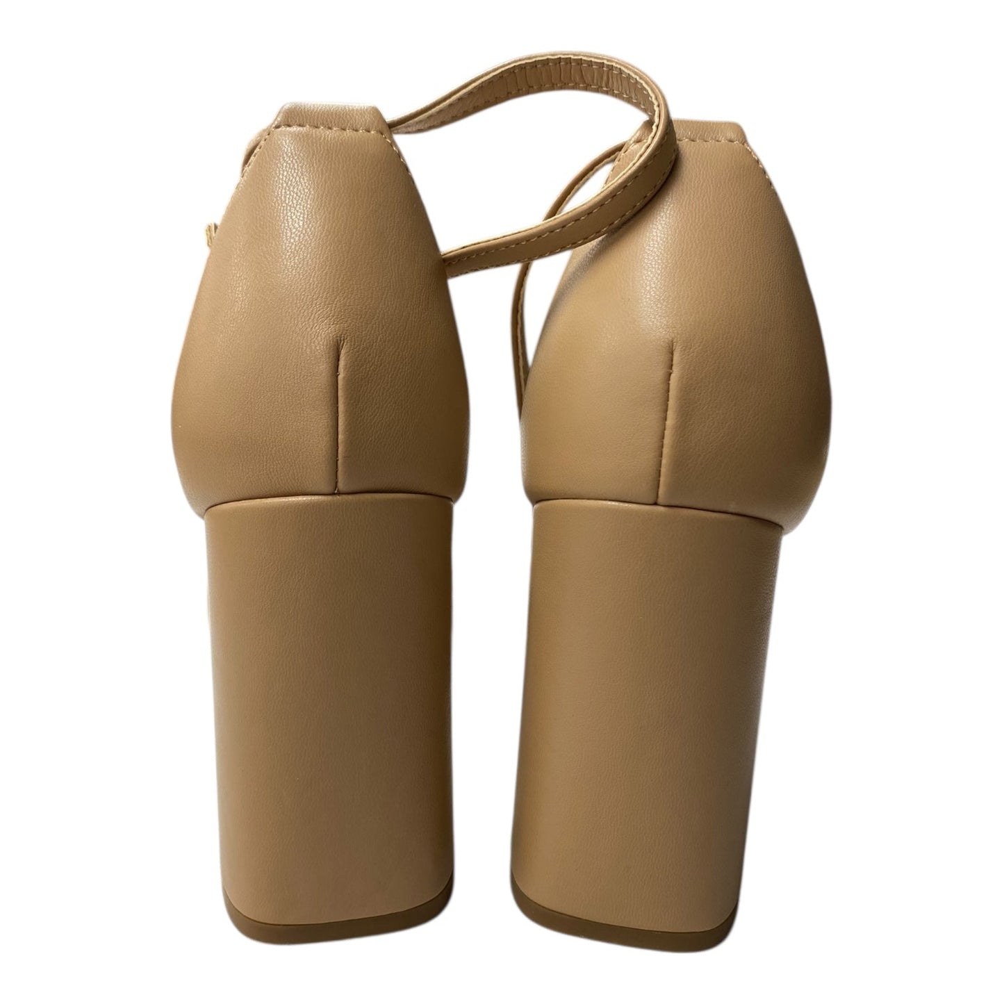 Shoes Heels Block By A New Day In Tan, Size:9.5