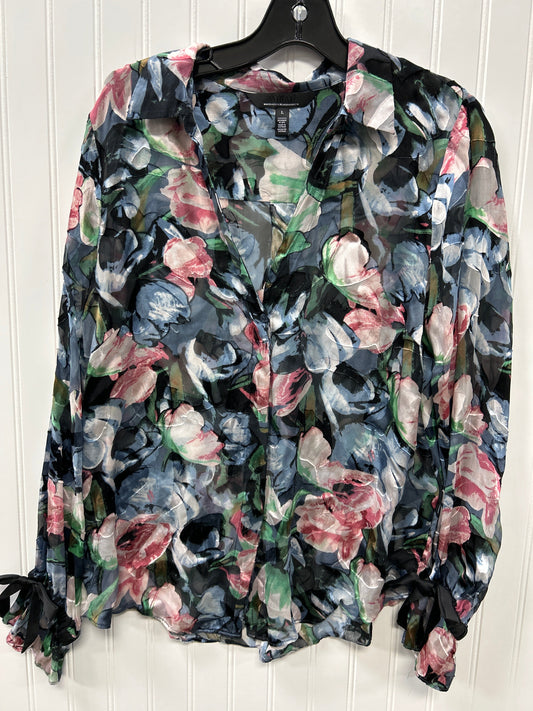 Top Ls By White House Black Market In Blue, Size:L