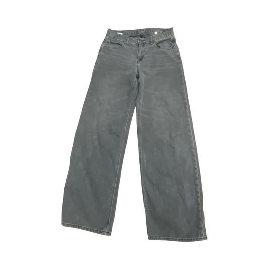 Jeans Wide Leg By American Eagle In Grey Denim, Size:0