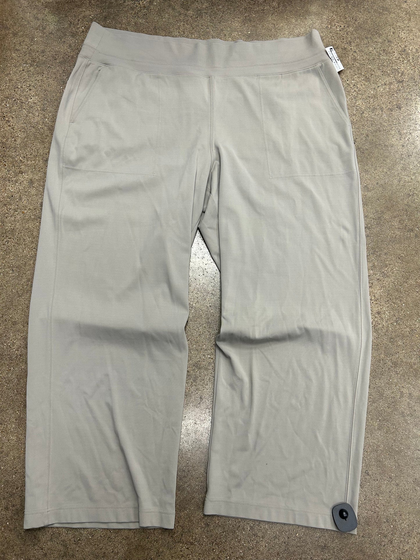 Athletic Pants By Athleta In Taupe, Size:3X