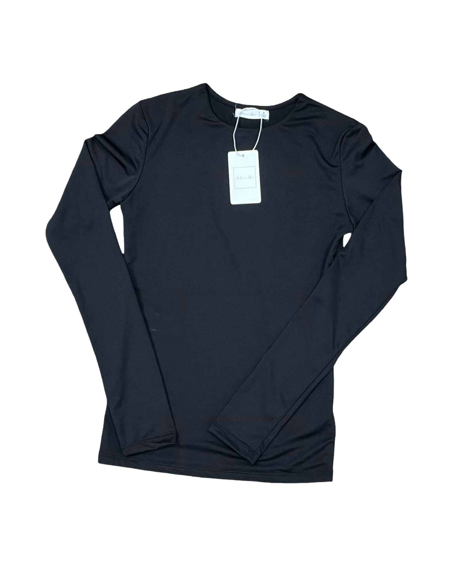 Top Ls By Active Usa In Black, Size:S