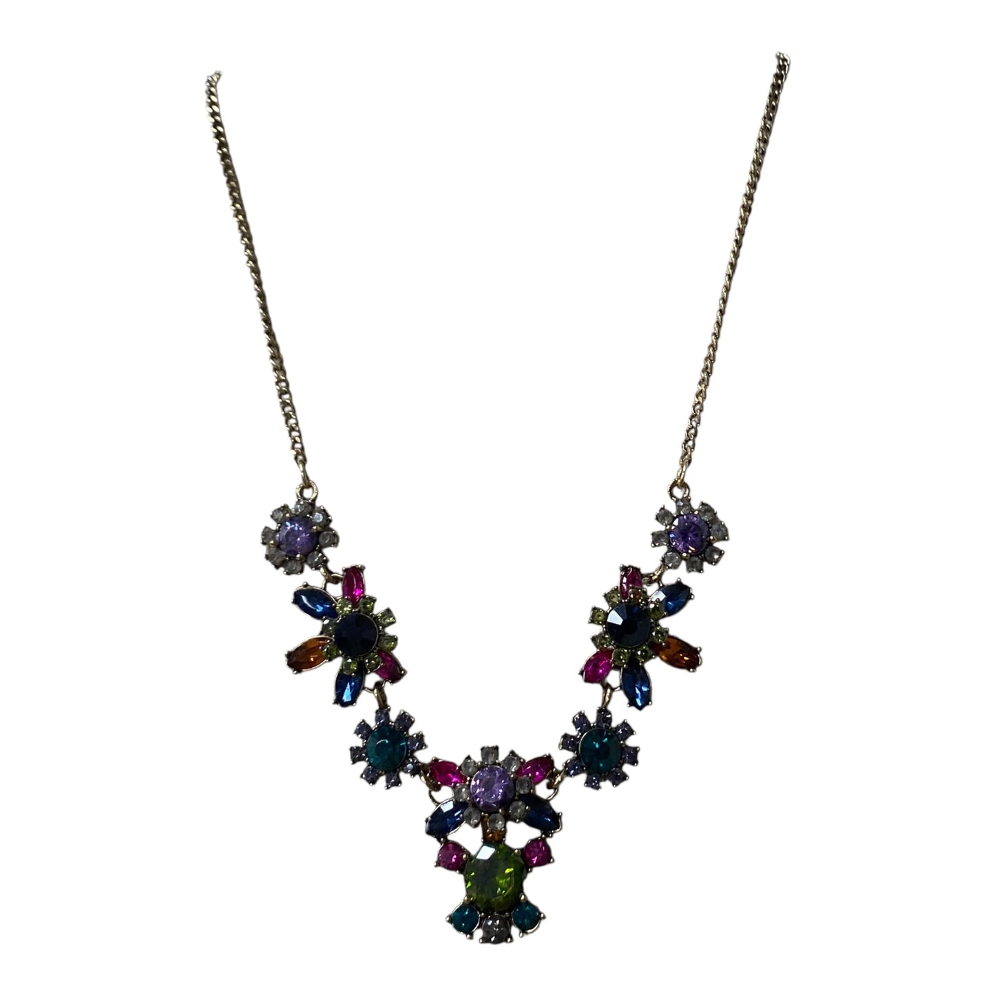 Necklace Statement  In Multi