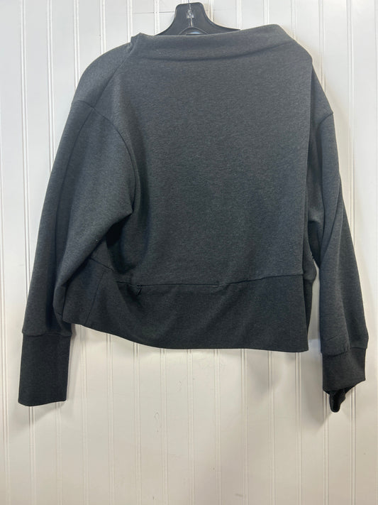 Athletic Top Ls Crewneck By Nike Apparel In Grey, Size:M