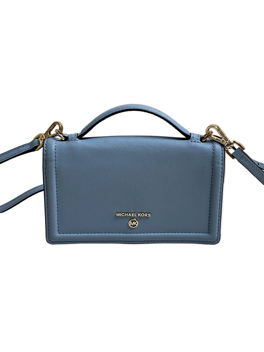 Crossbody Designer By Michael Kors In Blue, Size:Small