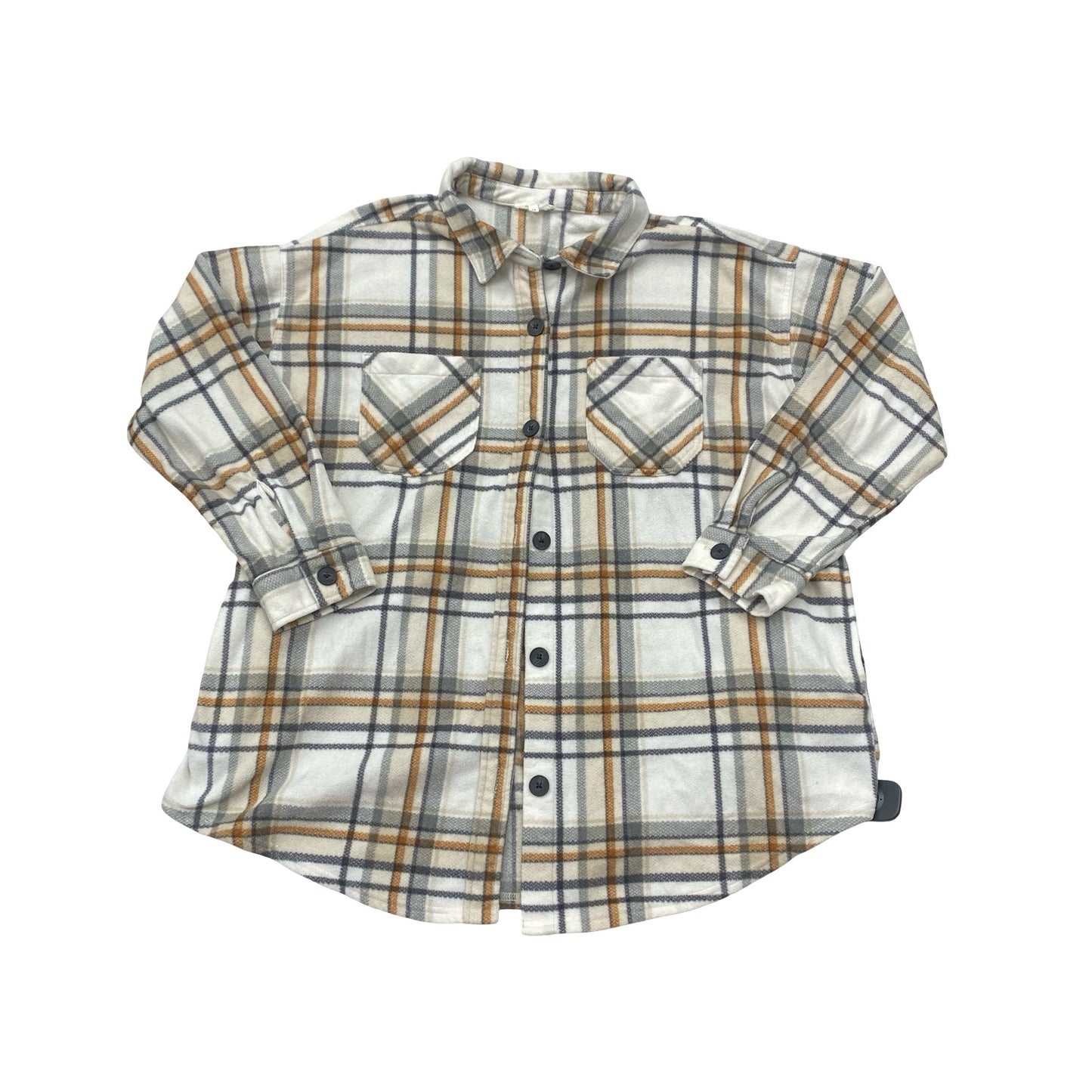 Jacket Shirt By Maurices In Plaid Pattern, Size:1X