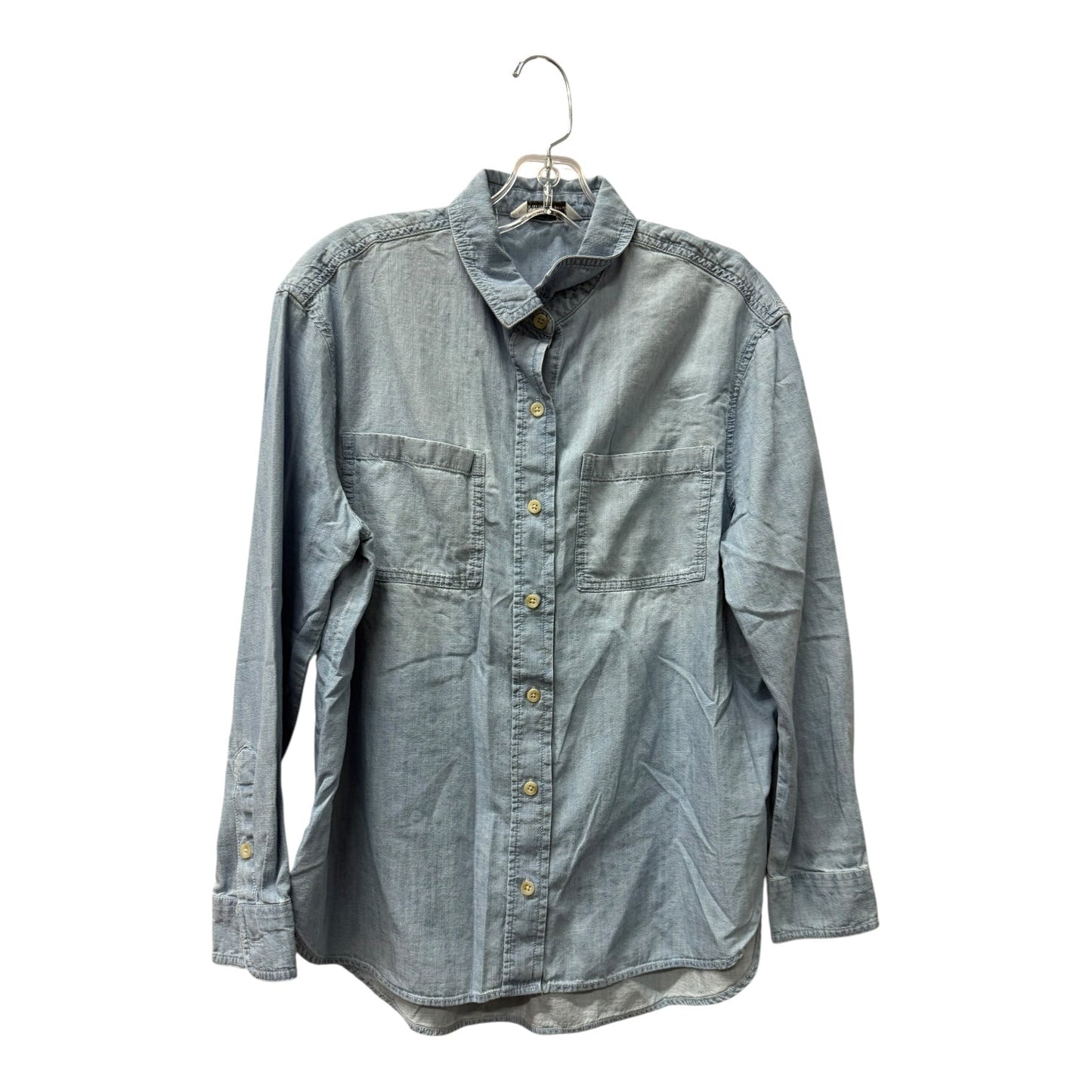 Top Ls By Sonoma In Blue Denim, Size:S