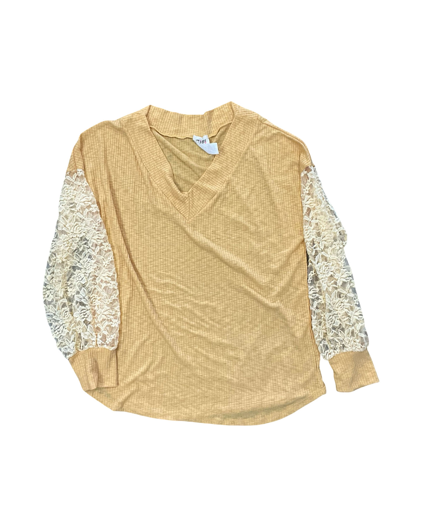 Top Ls By Bibi In Yellow, Size:L