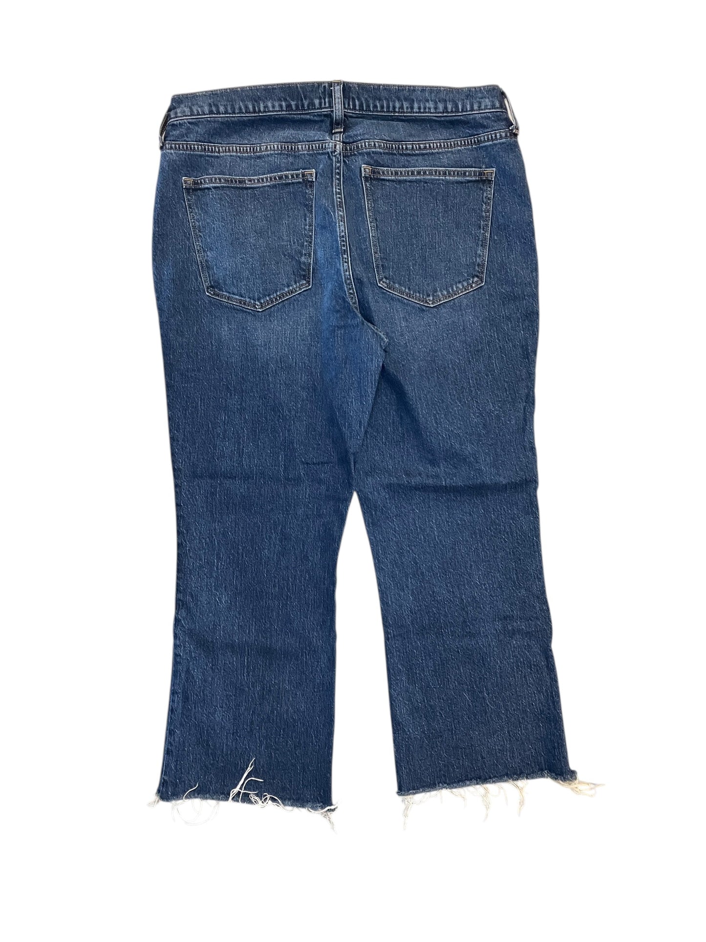 Jeans Cropped By J. Crew In Blue Denim, Size:12