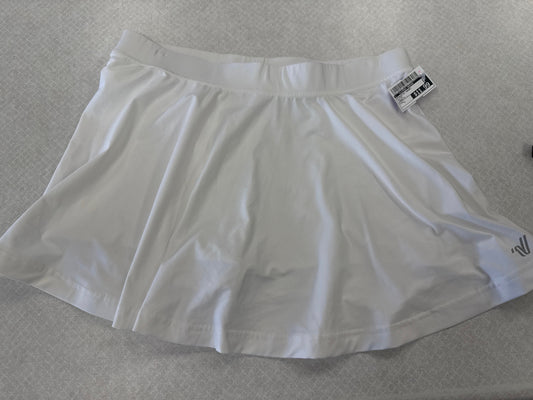 Athletic Skort By Clothes Mentor In White, Size: L