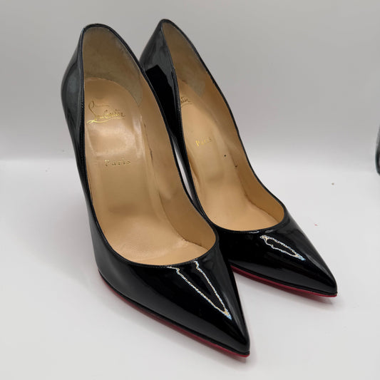 Shoes Luxury Designer By Christian Louboutin In Black, Size: 11
