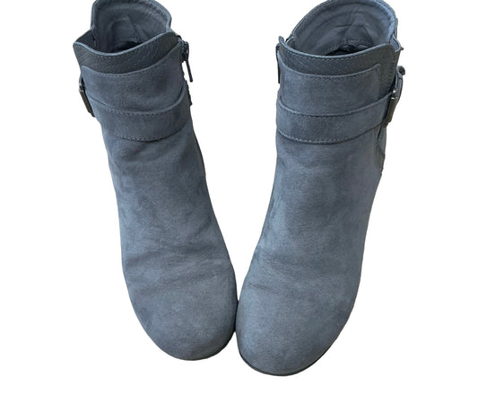 Boots Ankle Heels By Croft And Barrow In Grey, Size:8