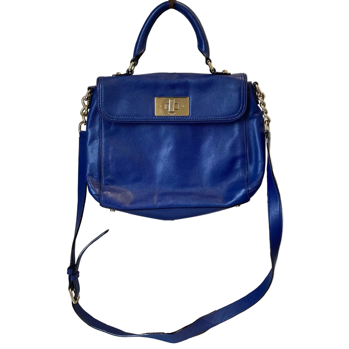 Handbag Designer By Kate Spade In Blue, Size:Medium
