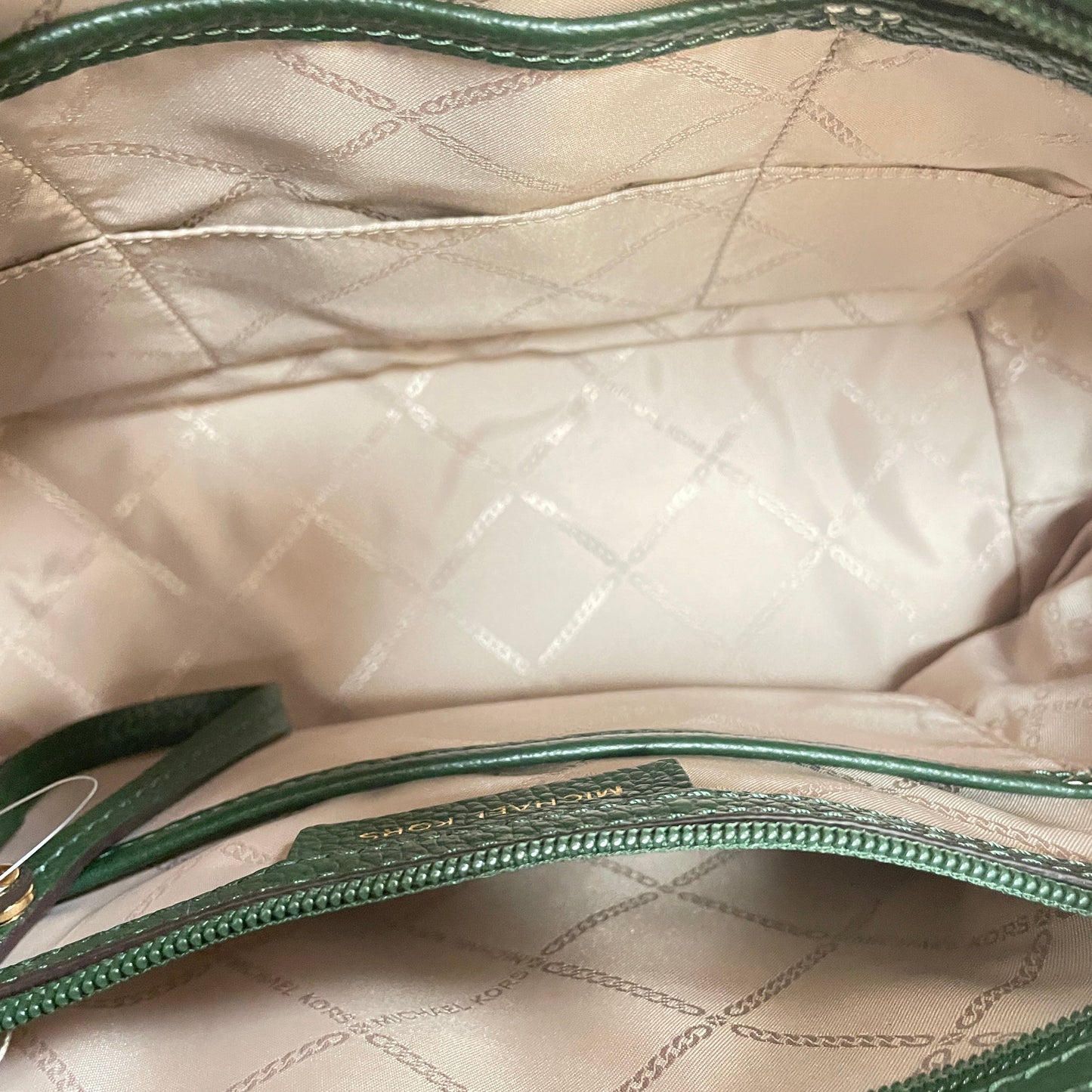 Handbag Designer By Michael Kors In Green, Size:Medium