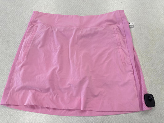 Athletic Skirt By Members Mark In Pink, Size: L