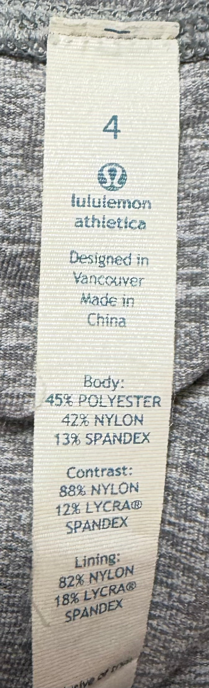 Athletic Jacket By Lululemon In Grey, Size: 4