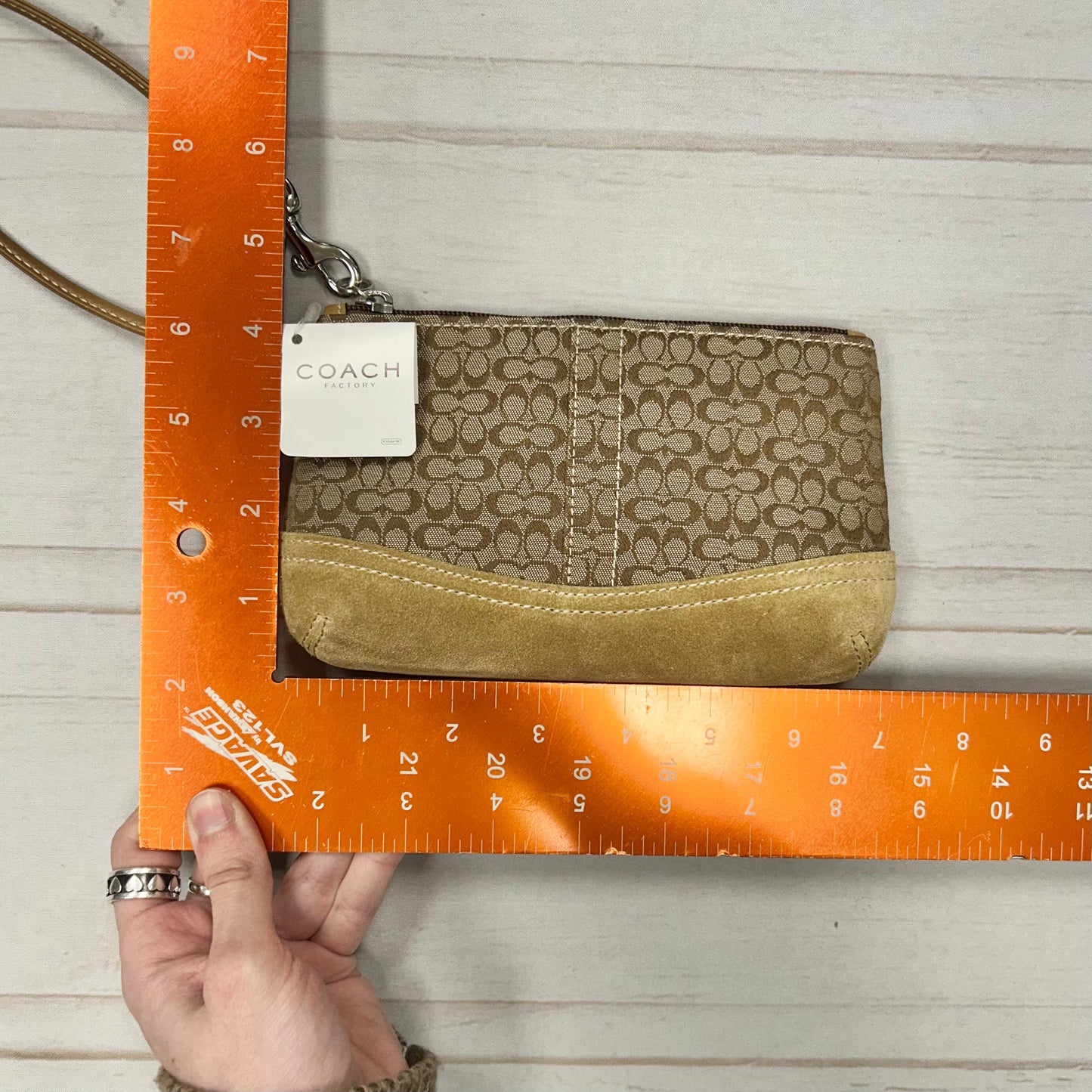 Wristlet Designer By Coach, Size: Small