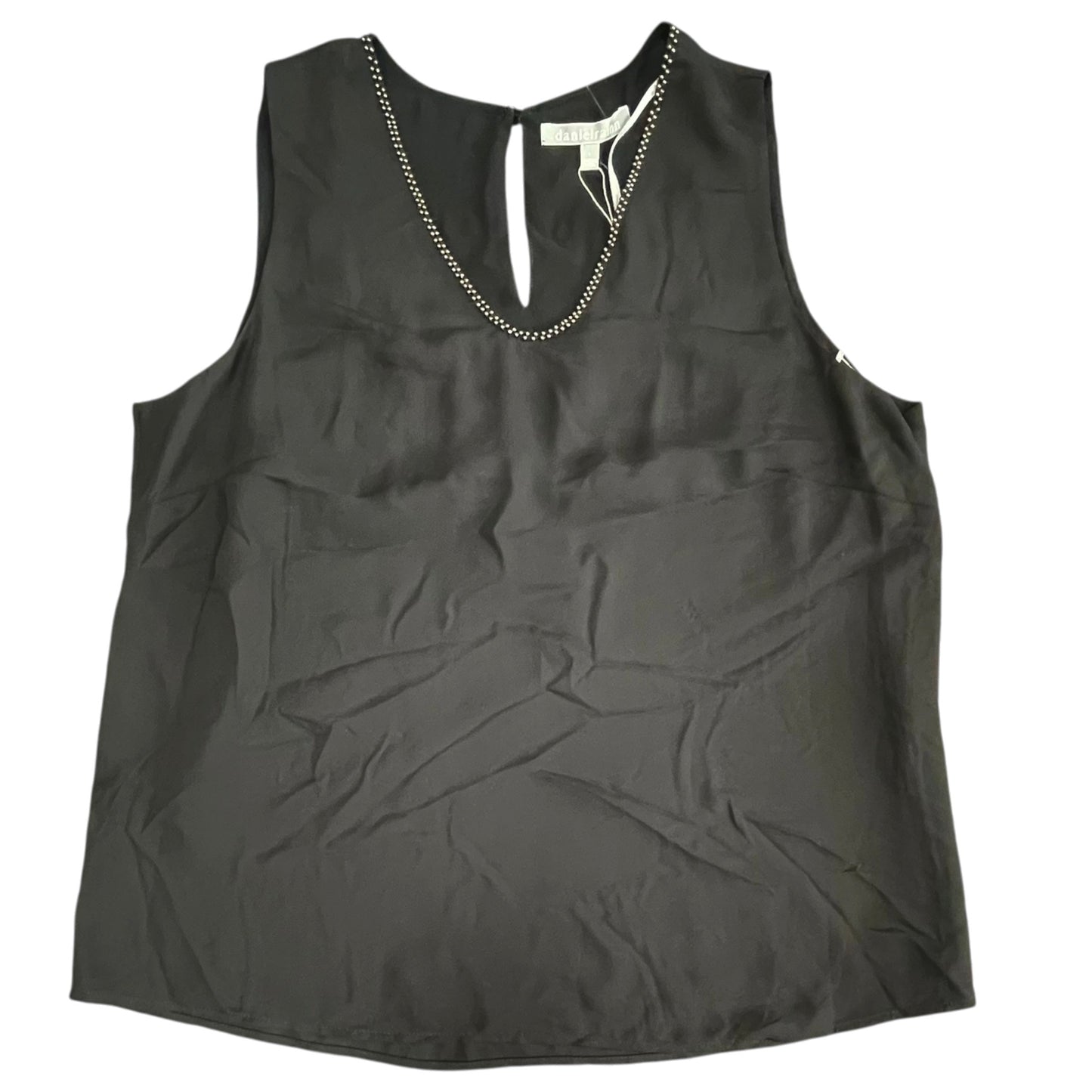 Blouse Sleeveless By Daniel Rainn In Black, Size: L