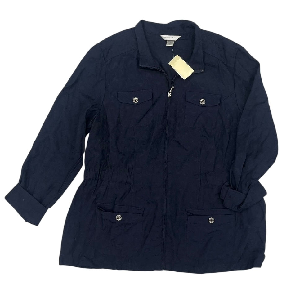 Jacket Other By Christopher And Banks In Navy, Size:Xl