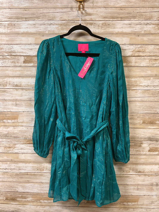 Dress Designer By Lilly Pulitzer In Teal, Size:S