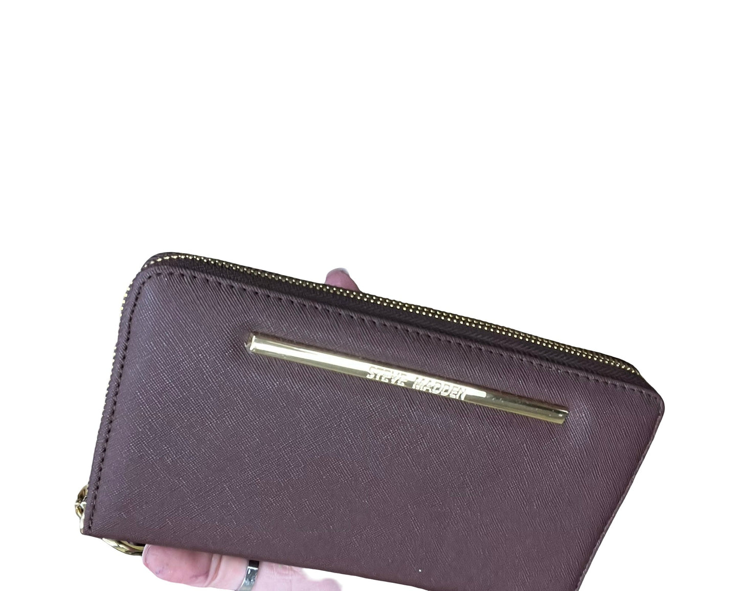 Wristlet By Steve Madden In Brown, Size:Medium