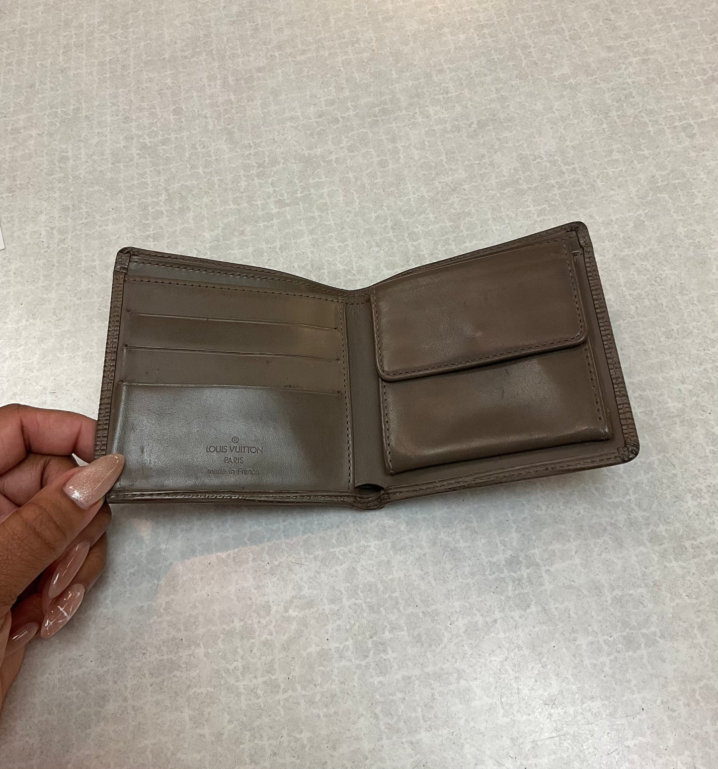 Wallet Luxury Designer By Louis Vuitton In Brown, Size:Small