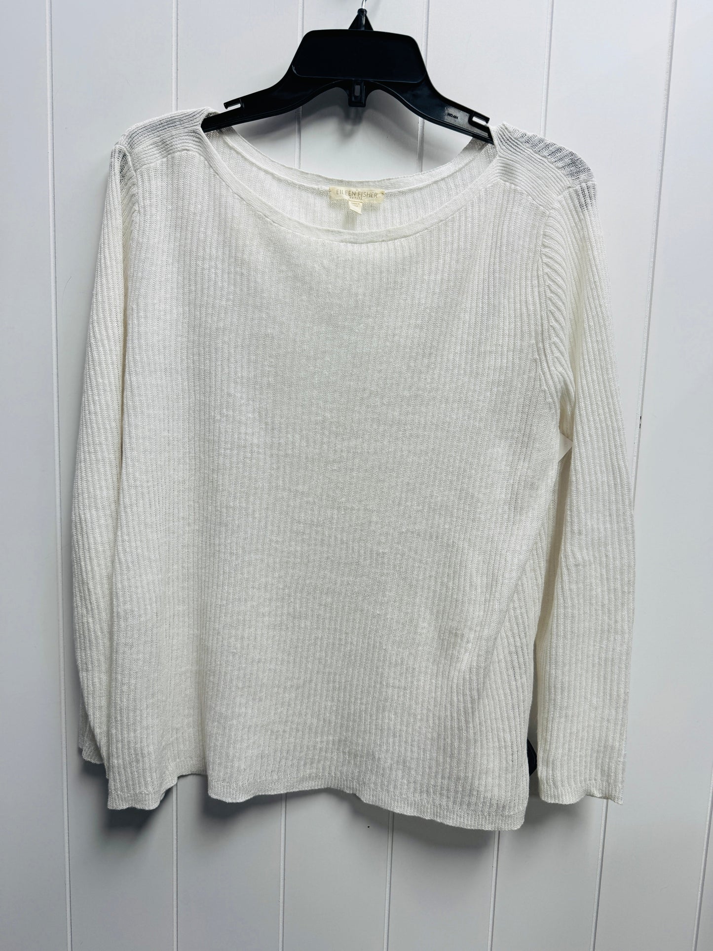 Sweater By Eileen Fisher In Cream, Size: Lp