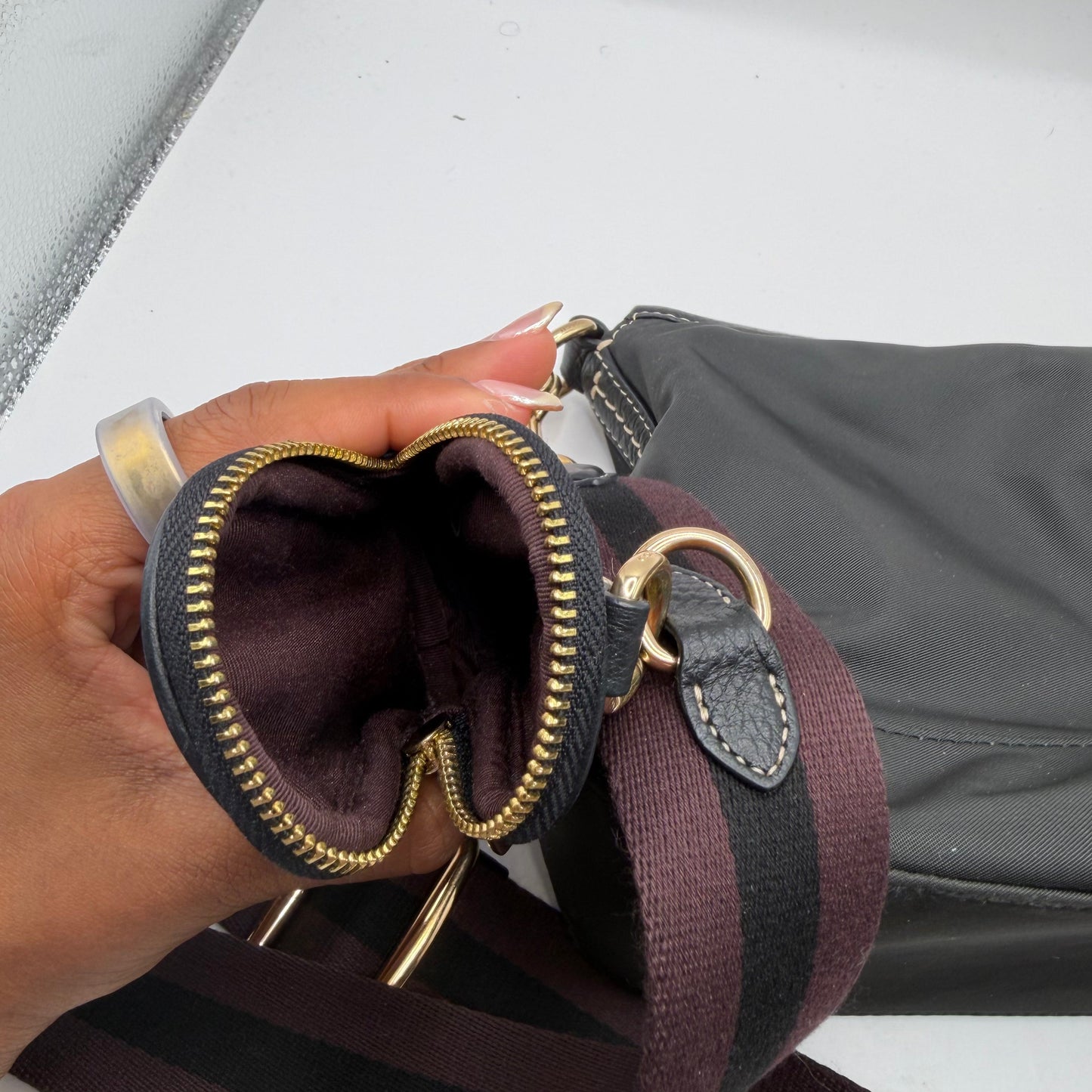 Crossbody Designer By Coach, Size: Small