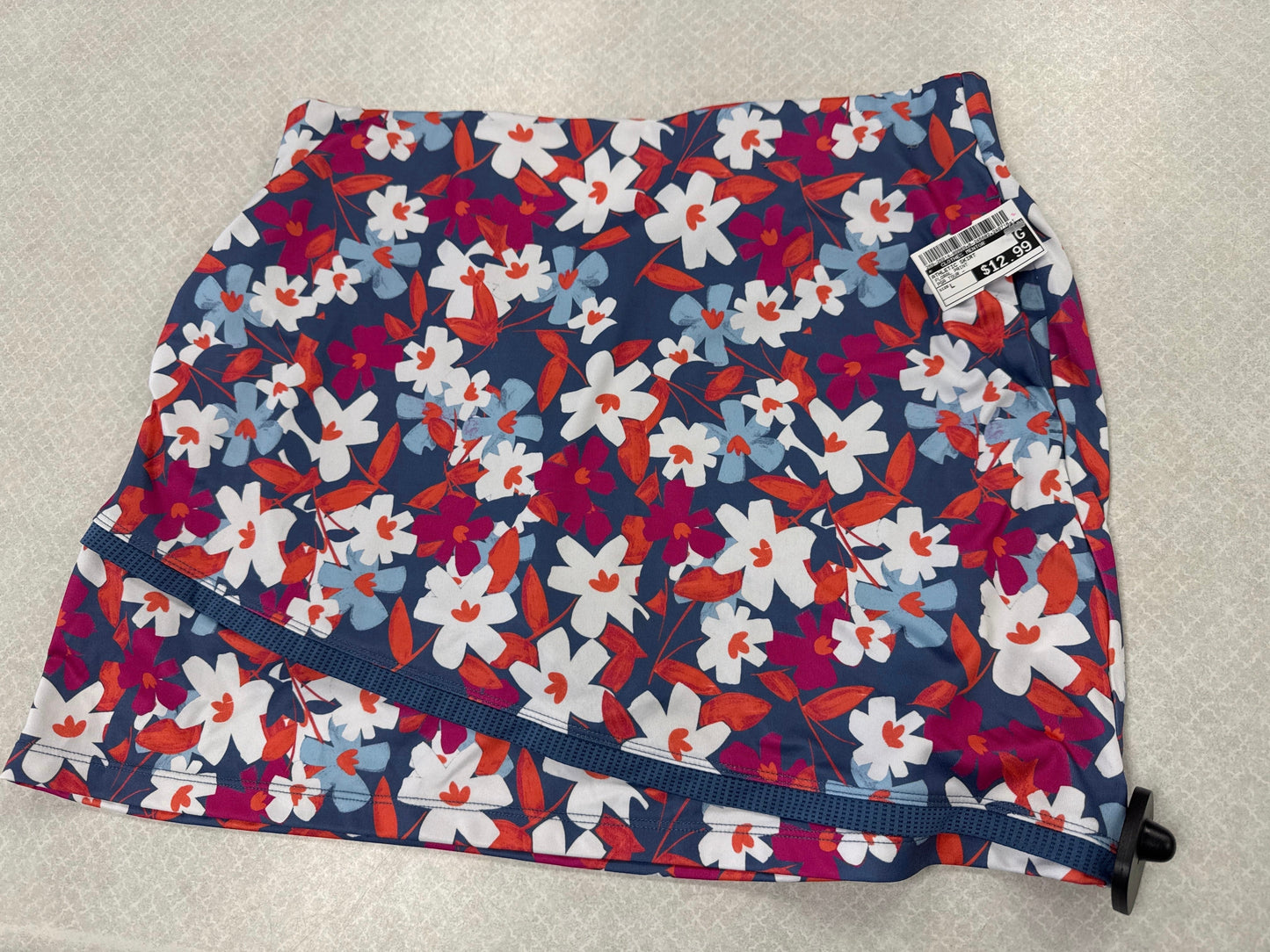 Athletic Skirt By Clothes Mentor In Floral Print, Size: L