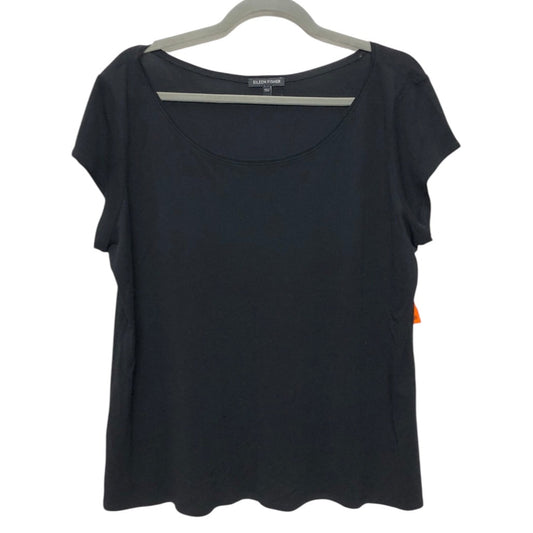 Top Ss Basic By Eileen Fisher In Black, Size:Xl