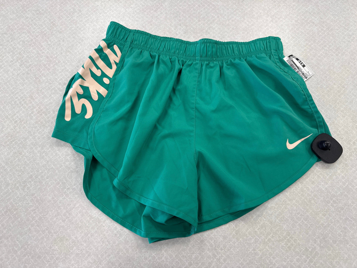 Athletic Shorts By Nike Apparel In Green, Size: M