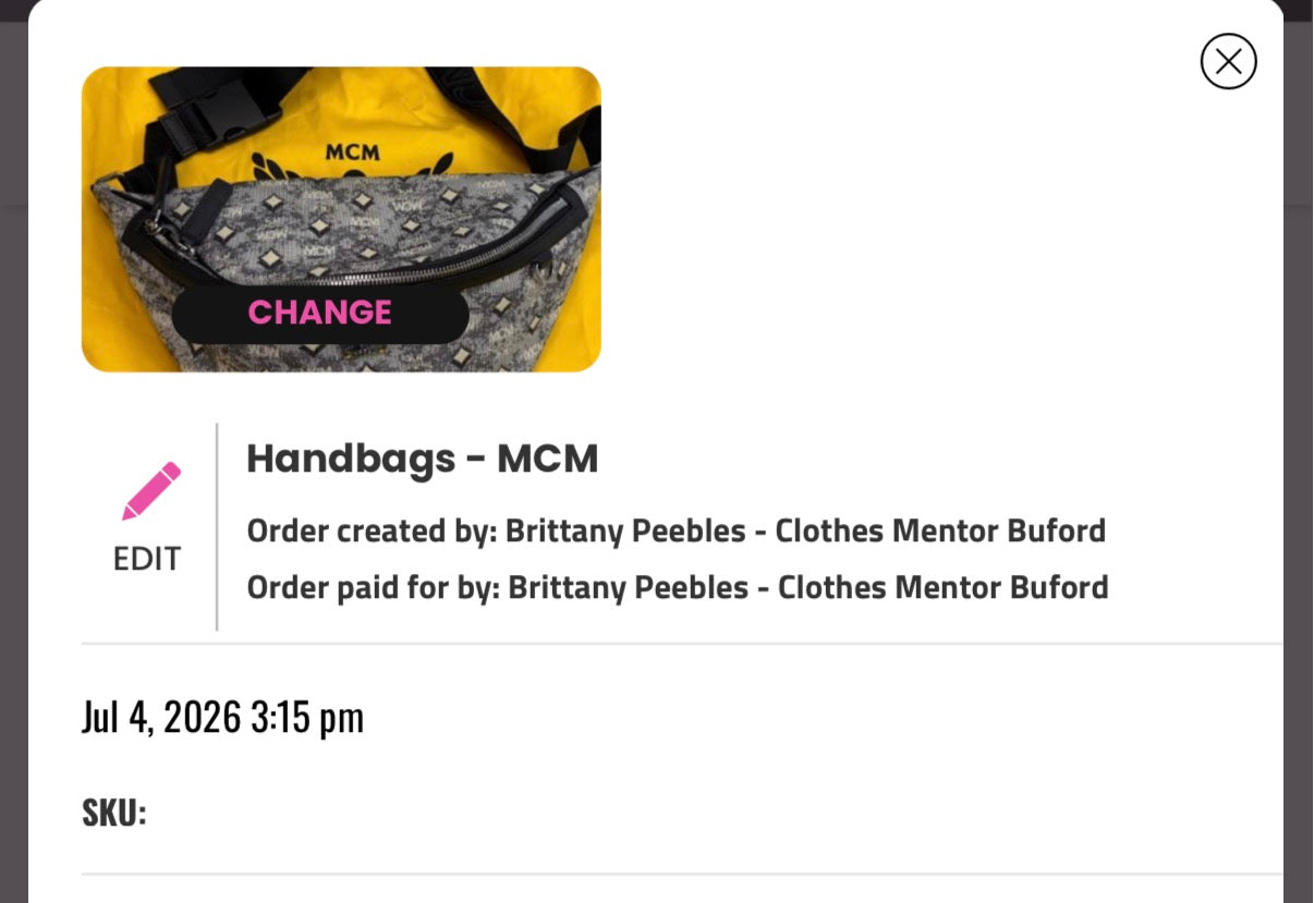 Belt Bag Luxury Designer By Mcm, Size: Medium