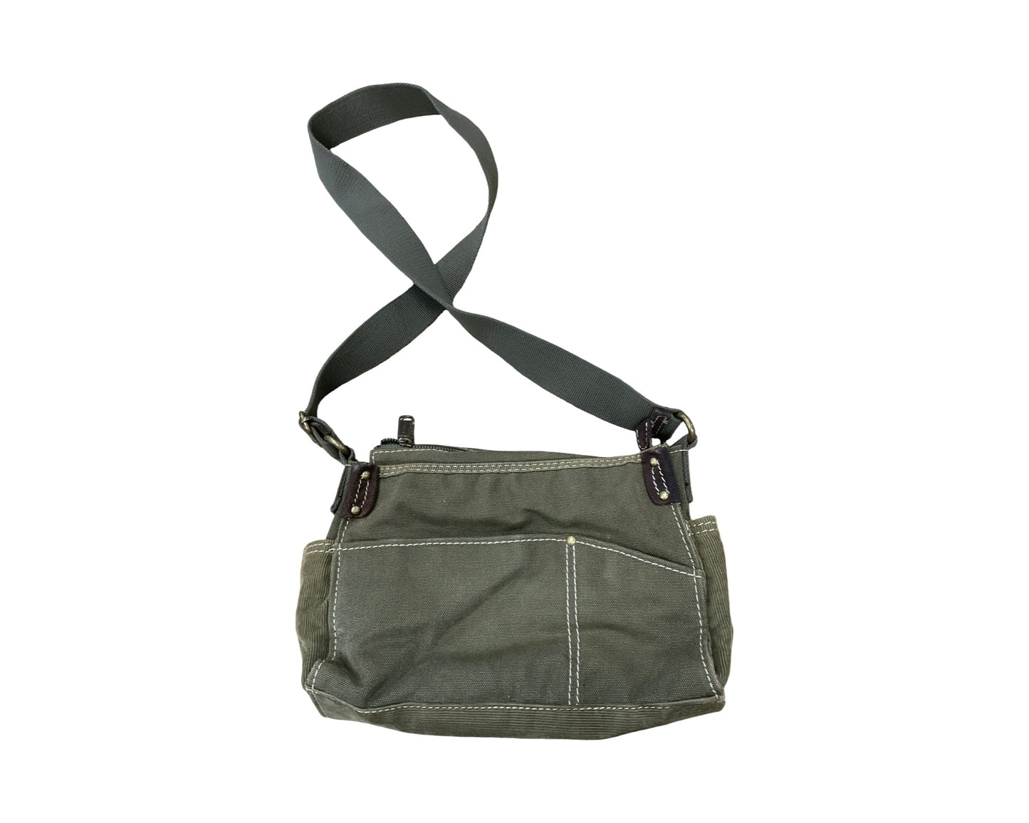 Handbag By Fossil In Green, Size:Medium