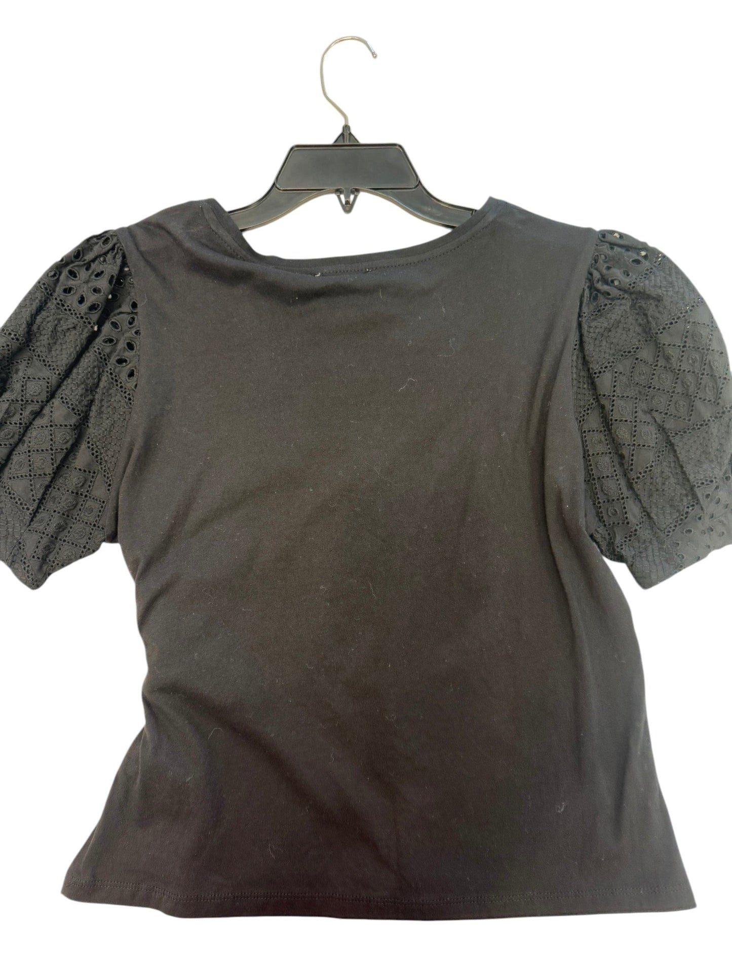 Top Short Sleeve By Elie Tahari In Black, Size: S